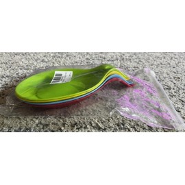 Gracesthetic 4-Pack Silicone Spoon Rest Set – BPA-Free Utensil Holder for Stove & Countertop