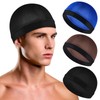 Heclia 3 Pcs Satin Wave Cap for Men Women, Silky