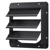 12 Inch Aluminum Automatic Shutter Louver Vent (No Fan Blades