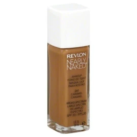 Revlon Nearly Naked Liquid Makeup Broad Spectrum SPF 20 #260 Caramel 1 Fl Oz NEW