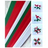 Red, Green, White Paper Strips for German, Froebel, Moravian Stars