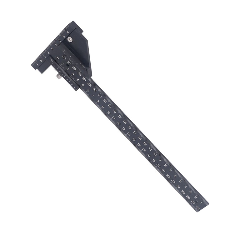 0 to 280mm T Shaped Ruler Aluminum Alloy Accurate Scale