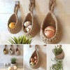 AIMALL 3pcs Boho Wall Hanging Baskets Set – Handwoven Jute