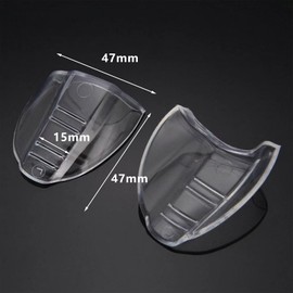 YSUNXINCT Clear Flexible Side Shields for Glasses, 4 Pairs, Anti-Splash, Transparent