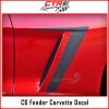 CTR Racing C6 Corvette Fender Carbon Fiber Stripes Decal C7