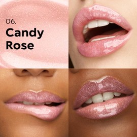 Kiko Milano 3D Hydra Lip Gloss – High Shine, Hydrating, Plumping, Non-Sticky, Moisturizing Lip Makeup – 06 Candy Rose – 6.5ml
