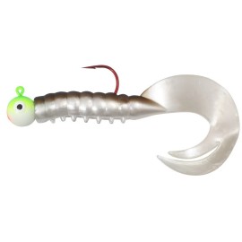 Northland Tackle Rigged Gum-ball Jig Grub 1/16 oz - Smelt - 2 Rigged/2 Bodies