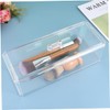 BIUDECO Double Layer Acrylic Makeup Brush Storage Box Lid Capacity