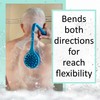 EOT Wellness Bendable Long Handled Silicone Back & Scalp Scrubber