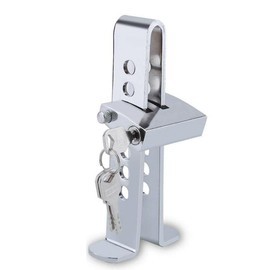 Car Anti-Theft Brake Clutch Lock - Stainless Steel Security Protection Safety Tool - Automobile Hidden Throttle Pedal Lock With 3 Keys