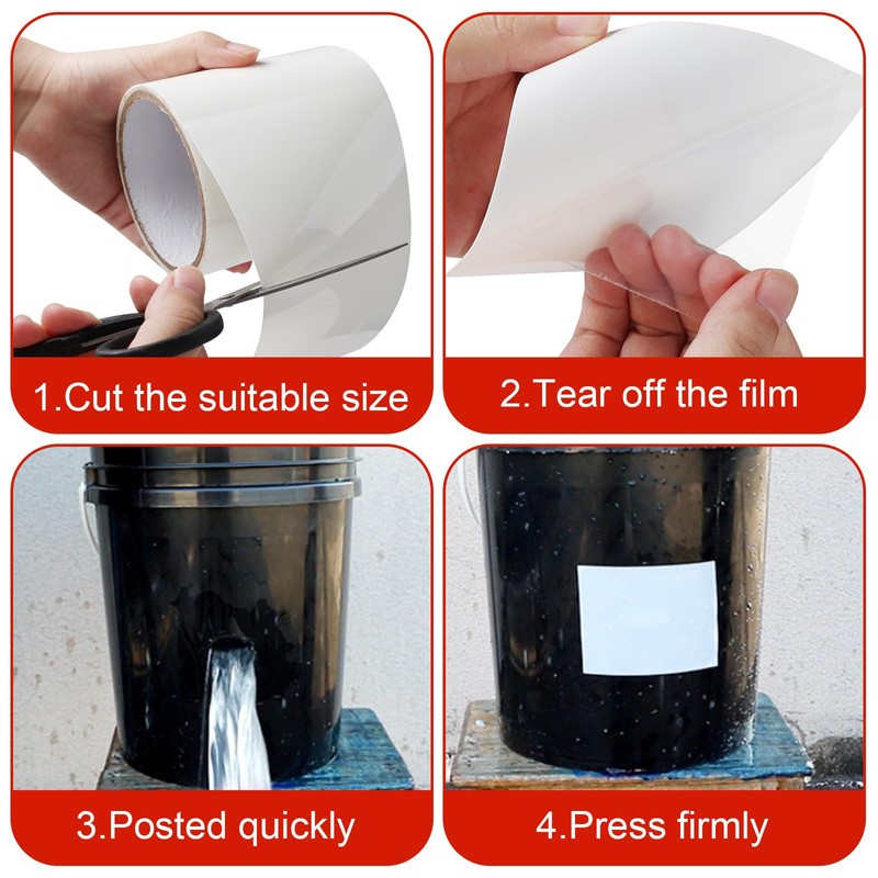 Waterproof Tape Strong Pool Repair Kit Multi-Purpose Underwater Tape Quick