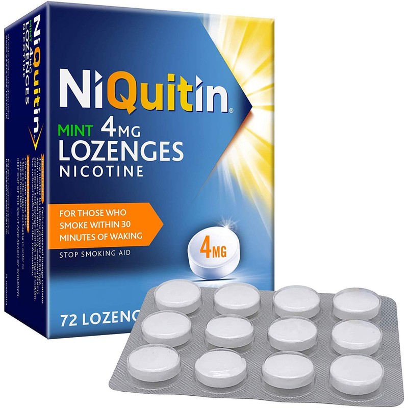 Niquitin Lozenges 4mg Mint - 72 Lozenges