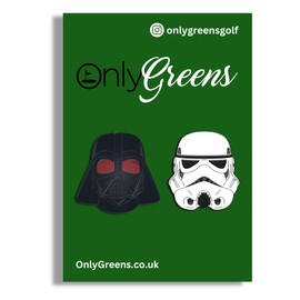 Golf Ball Marker Gift Set - Dark Side Ball Markers (Postcard)
