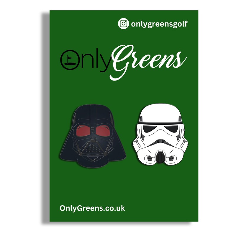 Golf Ball Marker Gift Set - Dark Side Ball Markers