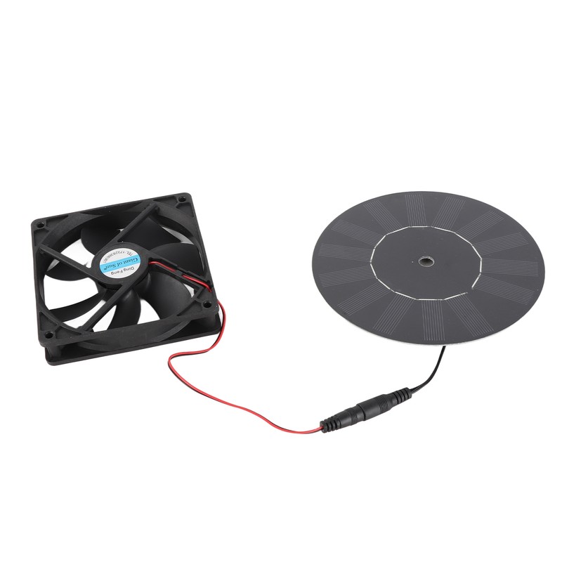 10W Solar Powered Exhaust Fan Monocrystalline Silicon Solar Panel Fan
