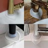 Silicone Faucet Mat Kitchen Tap Sink Countertop Protector Clear Compact