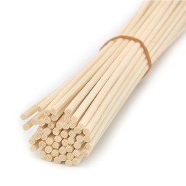 Ougual 100 Pieces Natural Rattan Reed Diffuser Replacement Sticks (12" x 3mm)