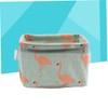 KOMBIUDA 3pcs Cotton Linen Storage Basket Handles for Desktop Organization