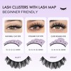 SOFENIDA Lash Clusters Wispy Lash Clusters Kit Cluster Eyelash Extensions