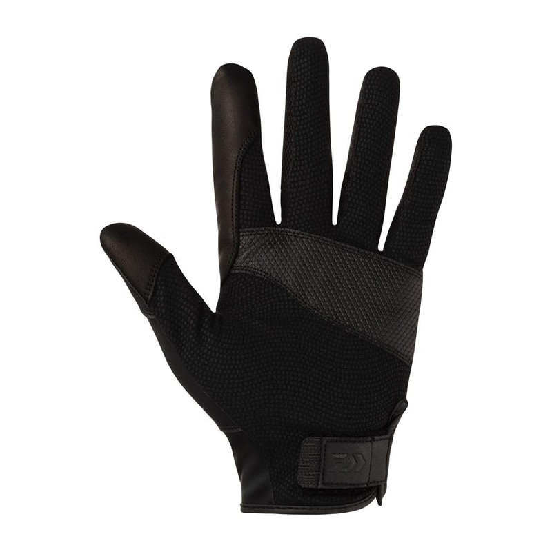 Daiwa DG-7124 Salt Game Gloves, Black, XL