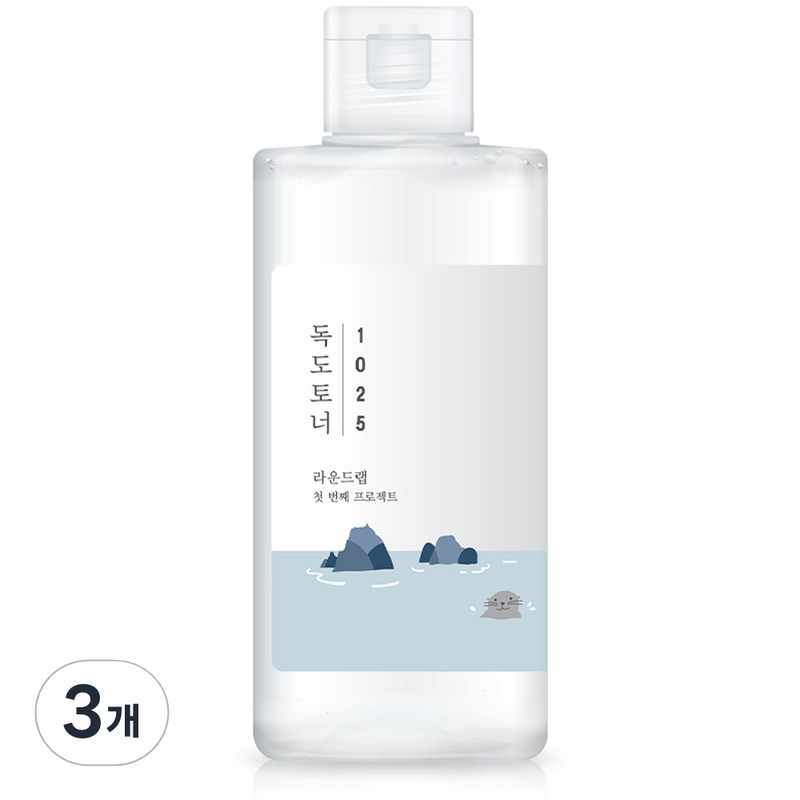 Partner_Reference 라운드랩 1025 독도 토너 200ml 3개 / 라운드랩 1025