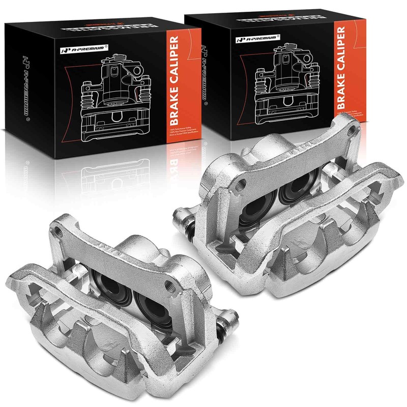 A-Premium Disc Brake Caliper Assembly with Bracket Compatible with Jeep