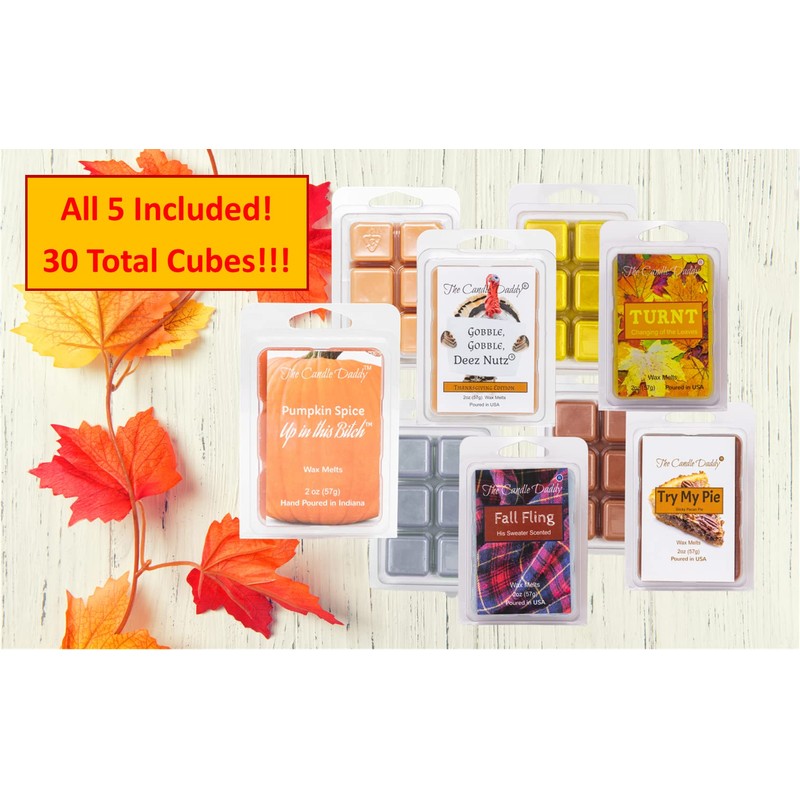 The Candle Daddy Fall Fun 5 Pack - 5 Amazing