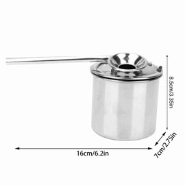 Moofey Pottery Glaze Sprayer, Stainless Steel Ceramic Glaze Spray Paint, Painting Pottery Atomizer for Potters