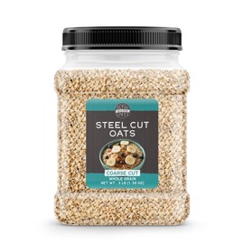 Birch & Meadow Steel Cut Oats, 3 lb, Whole Grain, Irish Oat Meal, Breakfast