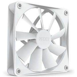 Nzxt F120Q Quiet Airflow Fans - RF-Q12SF-W1 - Increase Air Volume - Quiet Operation - Long Term Durability - 120mm Fan Single Pack - White
