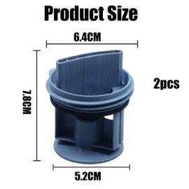 SIXHAOBU Pack of 2 Lint Sieve Bosch Lint Sieve Siemens Washing Machine Siemens iq700 Washing Machine Replacement Parts for Washing Machine Washer Dryer