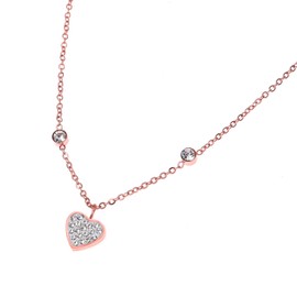 366DAYS Valentine's Day Jewelry Gift 316l Stainless Steel Titanium Bracelet Rose Gold Adjustable Bracelets Link for Women, Stainless Steel