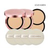 Lewis Karen Powder Pact 2 main products + 2 refills + 4 puffs, No. 23 / 루이스카렌 파우더 팩트 본품2개+리필2개+퍼프4개 23호