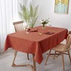 maxmill Square Tablecloth Damask Design Water Resistance Antiwrinkle Heavy Weight