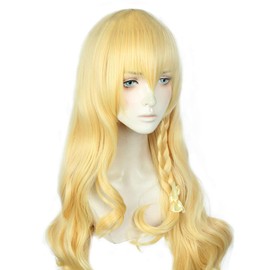 Heat Resistant Cosplay Wig Marisa Kirize Kostum Wig + Bonus 2 Pieces