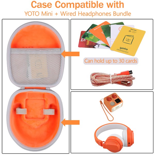 co2CREA co2CREA Hard Carrying Case for YOTO Mini + Wired