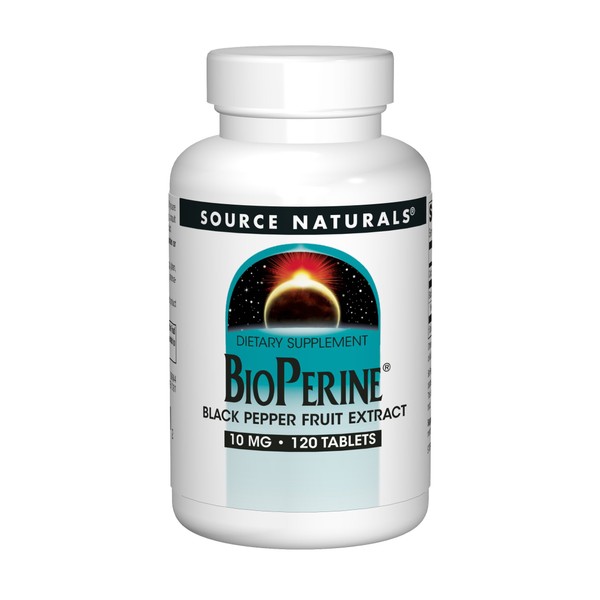 Source Naturals: BioPerine 10 mg 120 Tablet