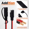 12 Inch 14AWG SAE Y Splitter 14 AWG 14 Gauge