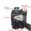 22mm Handlebar Switch Assembly High Low Beam Hazard Light Turn