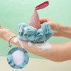 3 Pieces Ice Cream Bath Balls Kids Bath Shower Sponge
