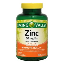 Zinc Con Vitamina D3 Super Premium 50mg 2000 Ui 150 Caps