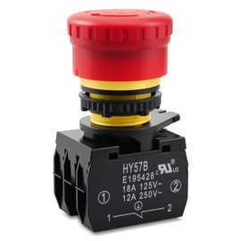 HY57B Industrial Emergency Stop Switch Push Button Switch Fit for Industrial Electrical Appliances Equipment