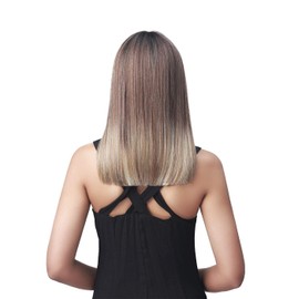 Bobbiboss 13X4 HD Lace Front Long Straight Wigs for women - MLF239 NARINDA, Medium Length Straight Synthetic Hair Wigs with Natural Baby Hair, Natural Looking Heat Resistant straight wigs (2)