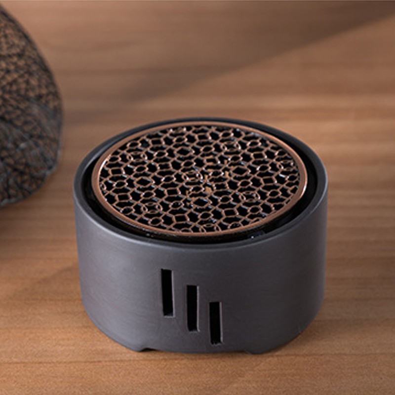 Teapot Warmer Kit with Bronze Color Mat Functional Convenient Tea