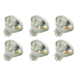 CTKcom Halogen Light Bulbs(6 Pack)- MR11 12Volt 20Watt, 30 Degree Beam Spread Precision Halogen Reflector Fiber Optic Light Bulb 20W 12V,6 Pack