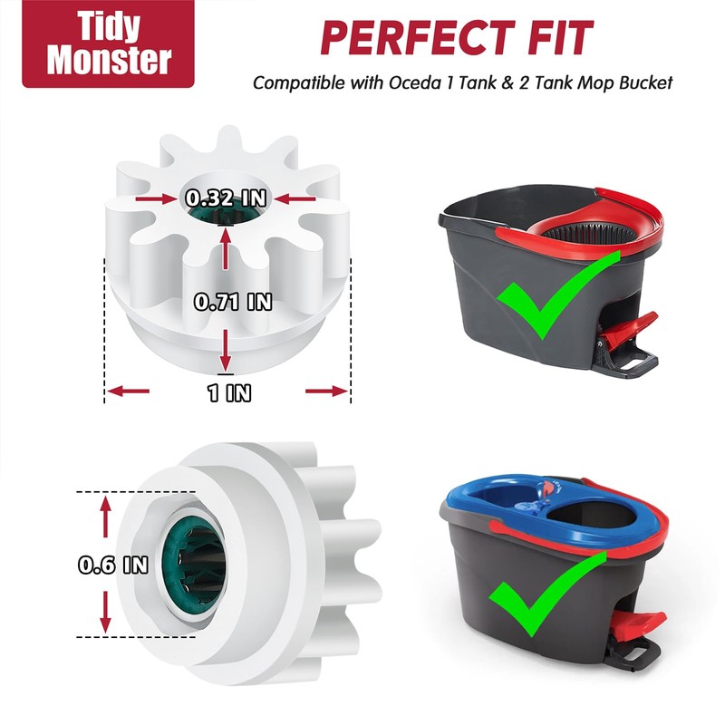 Pedal Bearing Replacement for OCedar Mop Bucket - Easy Fix