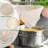 Mivanta 4 Pcs Cheesecloth 50x50cm, Reusable Muslin Cloths for Cooking,