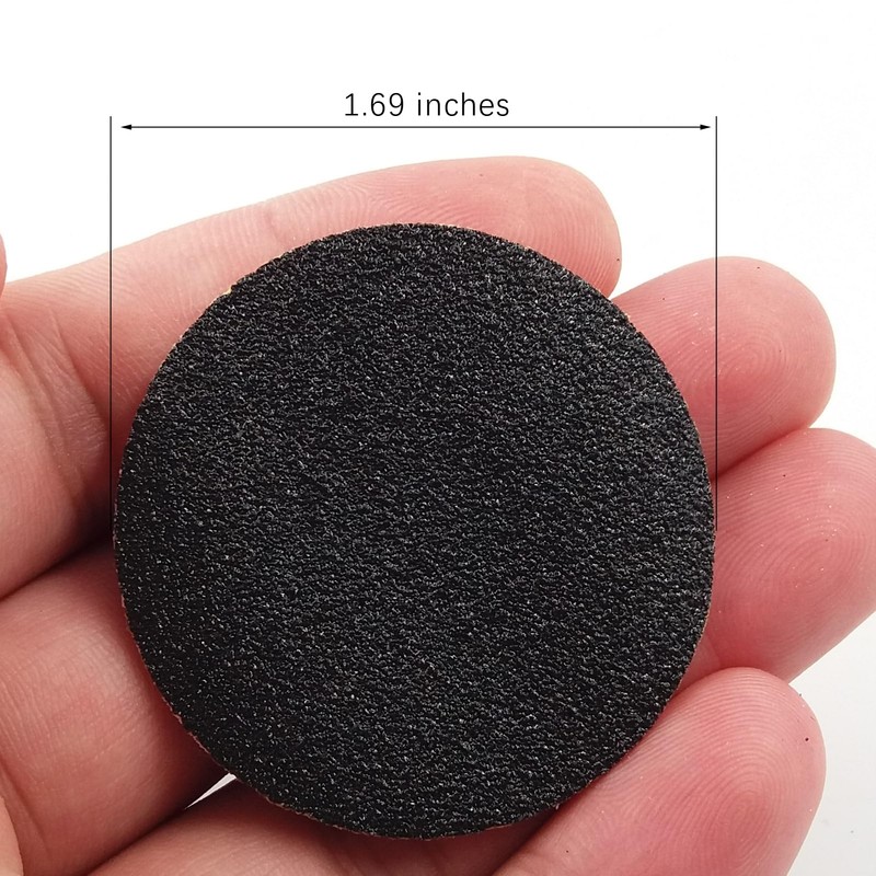 60PCS Replaceable Sandpaper Discs 150 Grit Sandpaper Refill Pad Disks