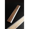 RULER Walnut Ruler with Inorganic Aluminum with Inorganic Wood