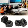 4PCS 2.5inch Trailer Ramp Door Rubber Bumper Round with Hole